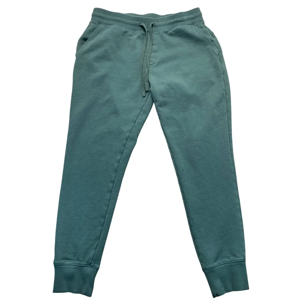 Greyson Performance Joggers Mens Medium Green Fleece Sweatpants Golf